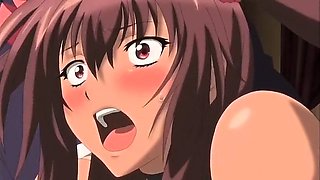 Incredible drama anime movie with uncensored group scenes