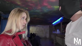 The Masked Slave Begs The Mistress To Punish Him With Amy Douxxx