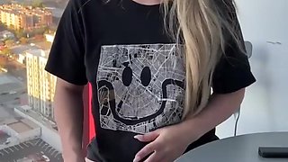 Platinum-blonde Honies Coco Lovelock And Haley Spades In San Diego