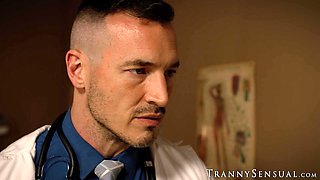 Chanel Chance gets her trans holes owned by hunk fucker