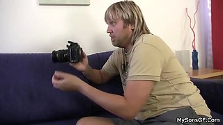 Stupid cheating gf gets busted