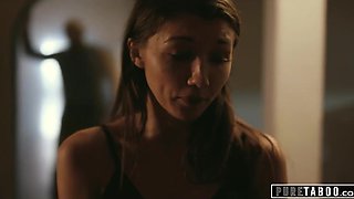 Slender and hot brunette craves for a big cock after a divorce and she finally gets it