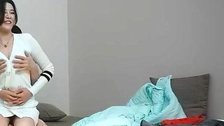Cute shaved asian fingering on hidden cam
