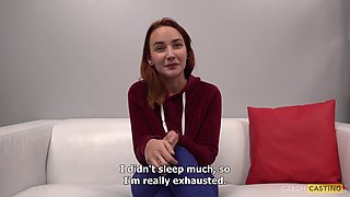 Nikola Captivates with Czech Casting Busty Passion