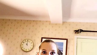 Lovely Blonde With Tight Pussy Masturbate Solo