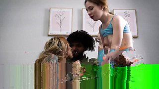 Mexicana blowjob with her big boobs