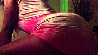 Amateur striptease and Solo masturbation