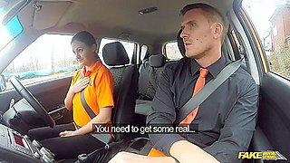 Backseat Blowing Off And Deep Creampie