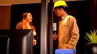 Internet Service Worker Thiago Lopez Hooks Up Wifi to Busty Milf Daniela Gomez
