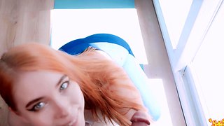Stepbrother Helped Me Do a Sports Workout - MollyRedWolf