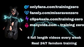 Training Zero Femdom Facesitting Orgasm - MILF Stepmom Teases Slave in Homemade BDSM Bondage