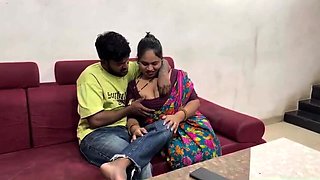 Aksha's Desi Seduction: Owner Fucks Maid in Rough Doggy Style