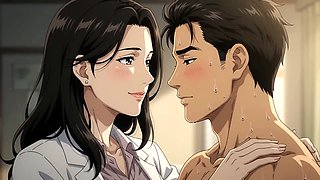Anime porn, perv doctor, doctor fucks patient