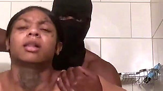 Beautiful Tattooed Big Booty Woman Fucked Doggy Style by Big Black Cock!
