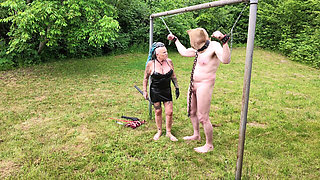 Whipped Naked in Nature