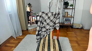 Spreading Her Over A UPS Label Sheet And Jamming A Stale