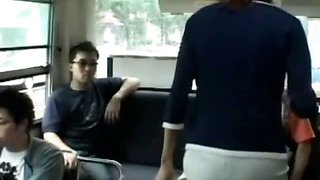 Fucked on a public bus