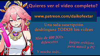 Spanish ANAL Audio JOI. Yae Miko wants to suck her while she fucks your ass.