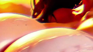 (4k) Ai 3D Animated Porn - Latina Baddie Worships Big White Cock (interracial Asmr) - Ai Visuals X