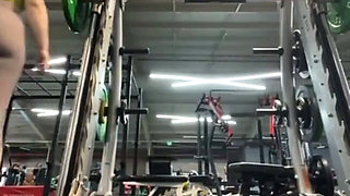 Training and Masturbate in the Gym