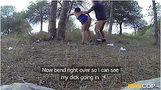 Outdoor Public Anal Sex Finished With A Huge Facial With Monty Cash And Montse Swinger