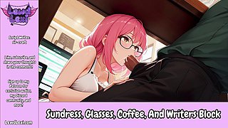 Sundress, Glasses, Coffee and Writers Block - Sexy Audio Roleplay