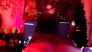Amateur striptease and Solo masturbation