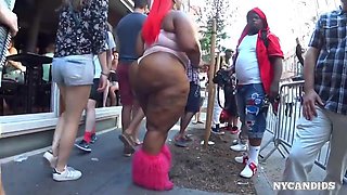 NYCandid 355 Spicee Cajun PLUMPER In Pinkish Leotard