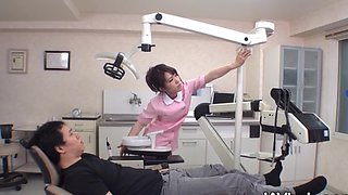 Mao Chinen Eases Patient with Nipple Play & Creampie Fuck