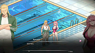 Hentai Game - Minami Hentai Gallery Scene Pool Sex 2 - Lifeguard Holic