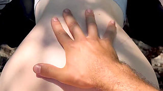 Spontaneous Mountain Quickie, Public Outdoor Couple