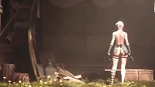 Dirty Pussy Dick Stretches Tight Asshole to the Limit on Cum