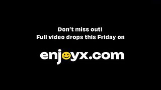 Busty Latina MILF La Paisita fucks son's friend hard at dinner table - big tits, big ass, cum swallow