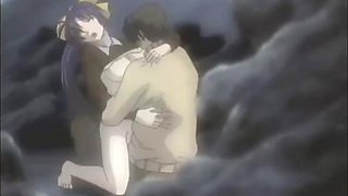 Cum covered japanese anime slut in fuck session gets banged