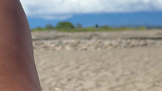 I Like to Touch Myself Until I Reach Orgasm on the Beach While Being Watched