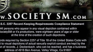 Brunette slave girl enjoys the harsh fetishes of a bdsm game