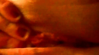 Sexy Blonde MILF Fingers Her Perfect Shaved Pussy