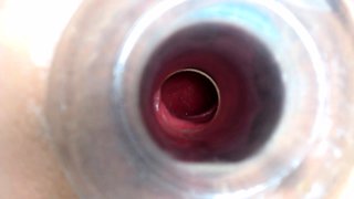 Ass gaping fetish ho toys her clit hard