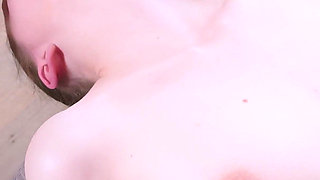 Ritzy Rain Oral Domination with Mouth Spider O-ring Gag, Full Mouth of Cum in Gag and Nasty Cum Play