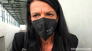 Czech Streets \u2013 Milf Enjoys a Vibrator in Public