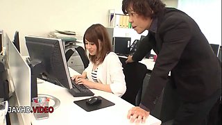 Wild JAV Office Adventure Busty Yumi Maeda Takes It Deeply
