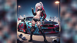 Gol Anime Hot Cars and Hot Girls