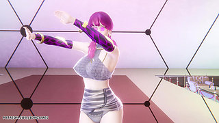Mmd Mamamoo - Starry Night Evelynn Sexy Striptease League of Legends Hentai Uncensored