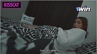 Verified Amateurs And Taboo Fantasy - Turns Real? Stepmom Helps Stepson In Share Bed With Hand, But Fills Pussy With Cum