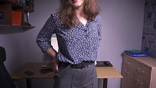 Office Tease Turned Into Split Pants Disaster
