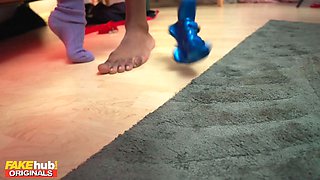 My petite brazilian step sister lets me use both slots like a cock sleeve