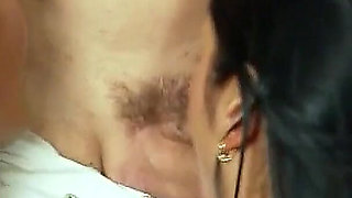 Angelica and Laryne in exuberant threesomes with strange guy