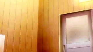 Busty Anime Maid with Big Cock Action