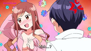 Brunette Decides To Use XL Condom On First Date  Hentai Uncenored