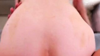 Asian hottie car blowjob fucking hardcore facial